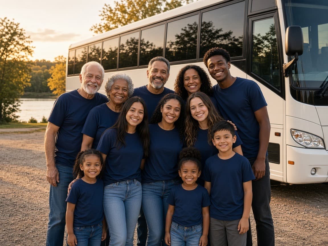 Family Reunion Party Bus in Dallas
