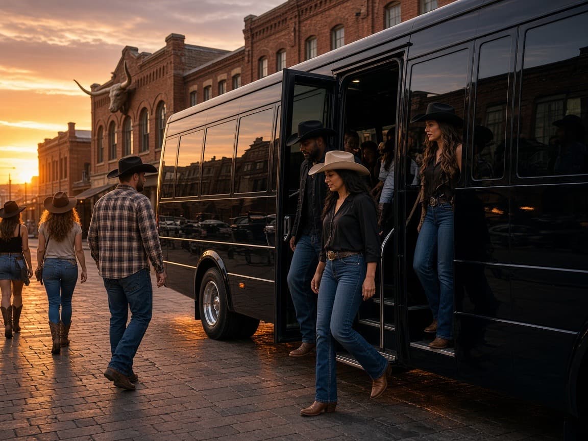 Rodeo Event Party Bus in Dallas