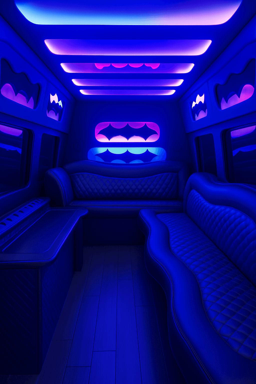 10 Passenger Stretch Limousine interior