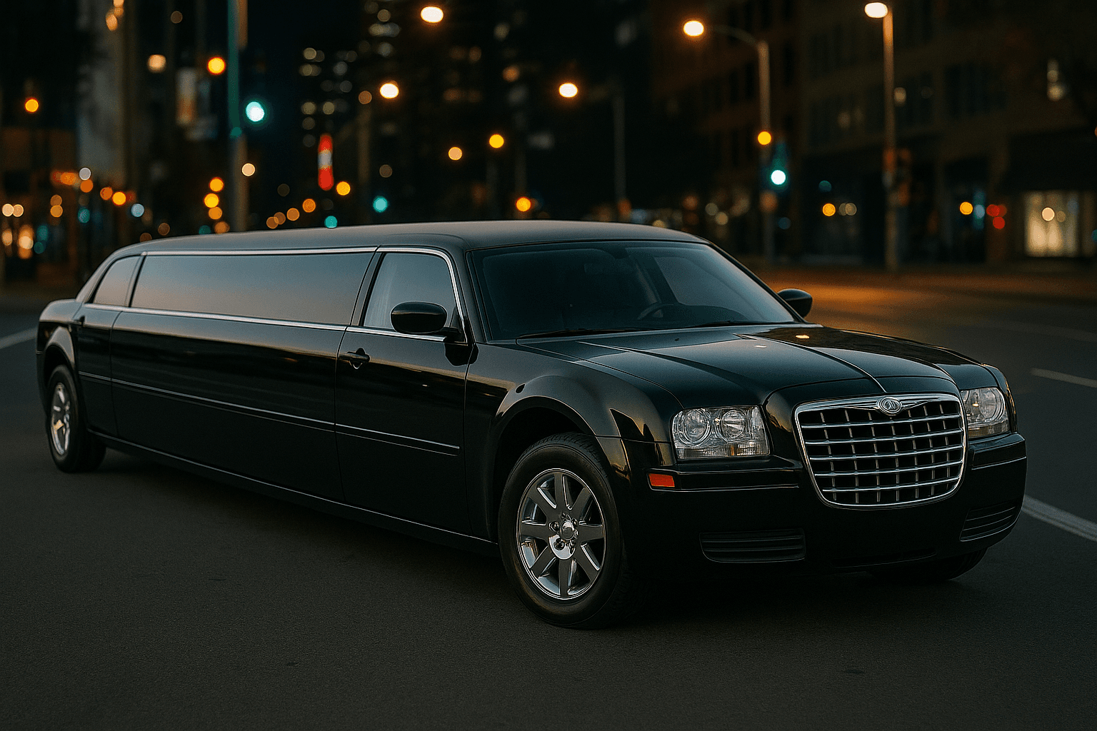 12 Passenger Stretch Limousine exterior