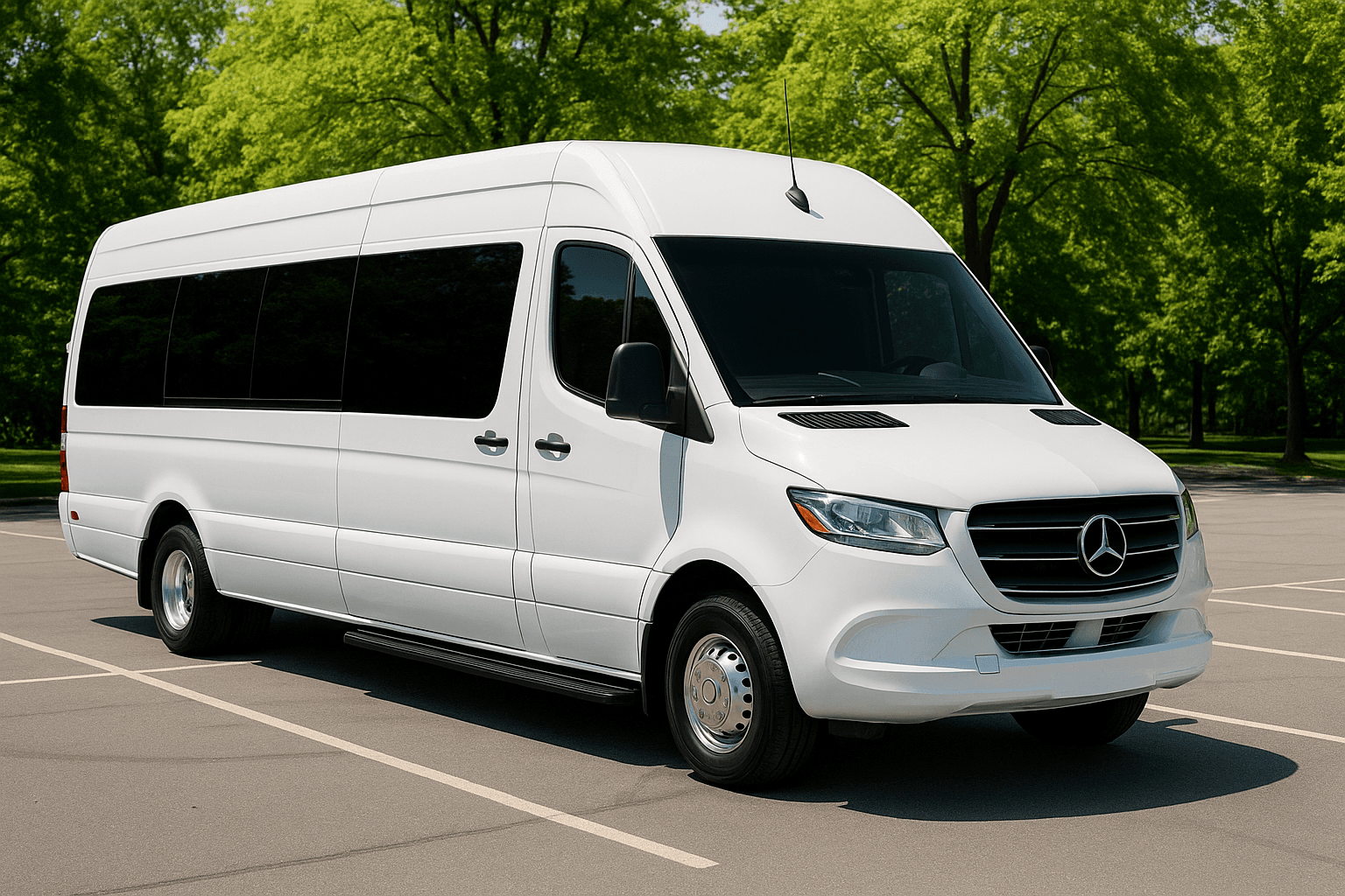 14 Passenger Stretch Limousine exterior