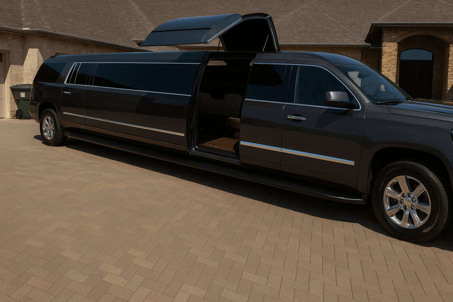 18 Passenger Stretch Limousine exterior