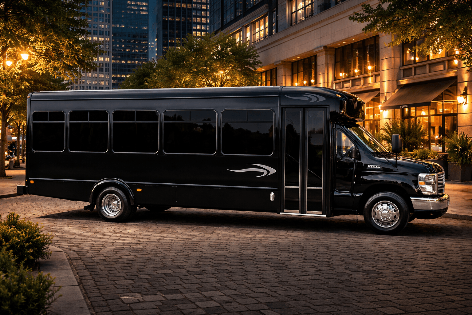 20 Passenger Coach Bus exterior