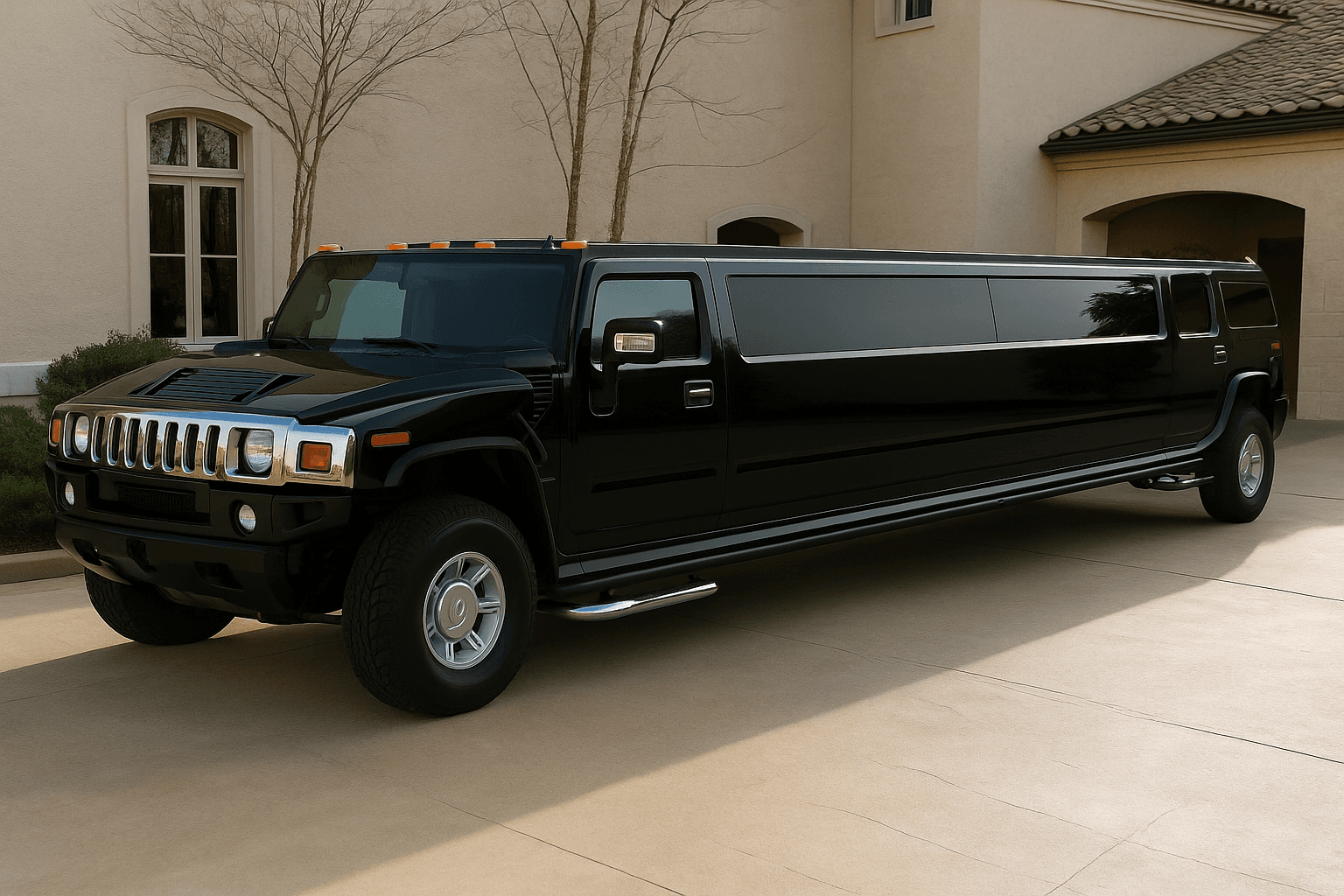 20 Passenger Stretch Limousine exterior