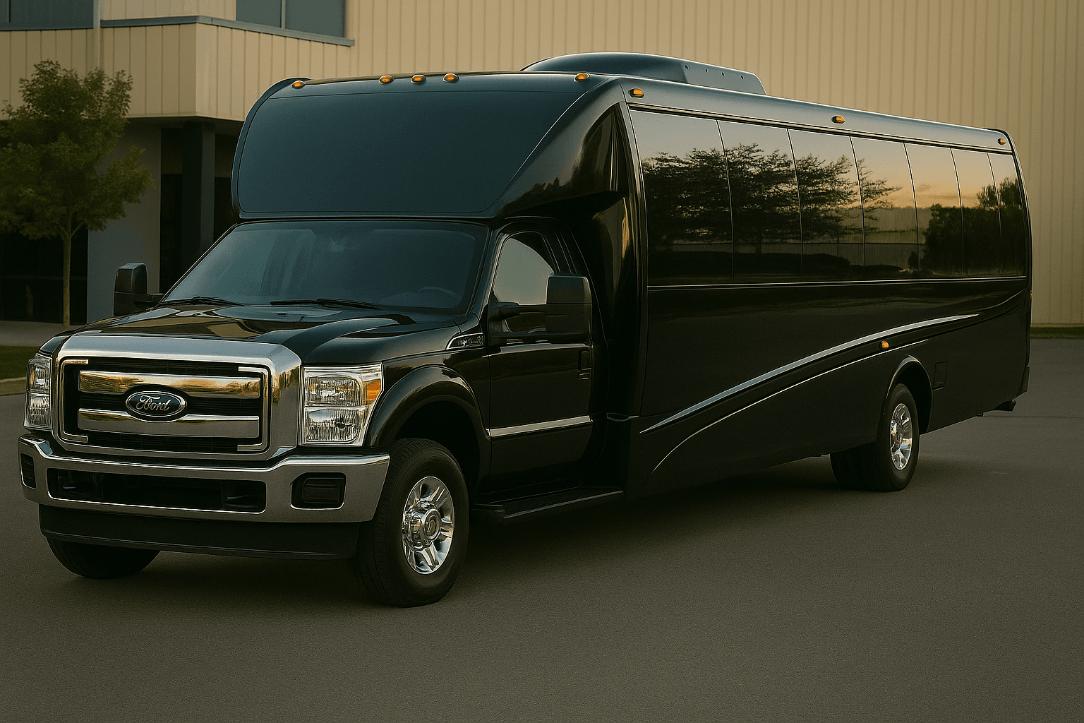 24 Passenger Coach Bus exterior