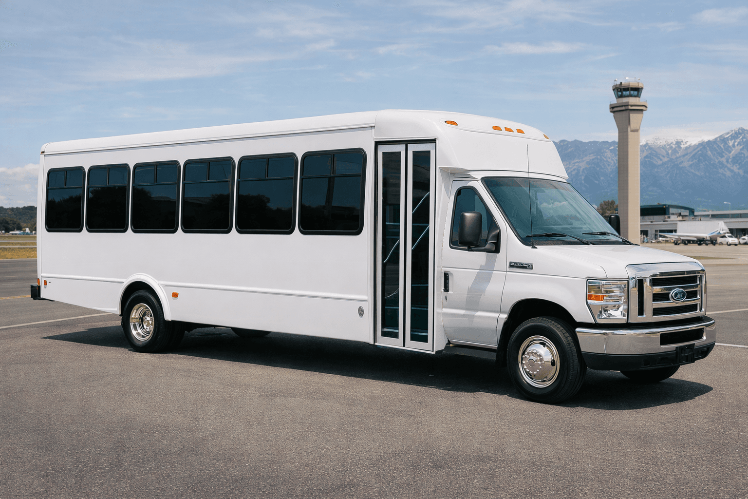 26 Passenger Coach Bus exterior