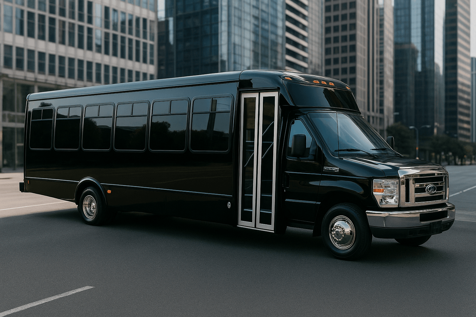 30 Passenger Coach Bus exterior