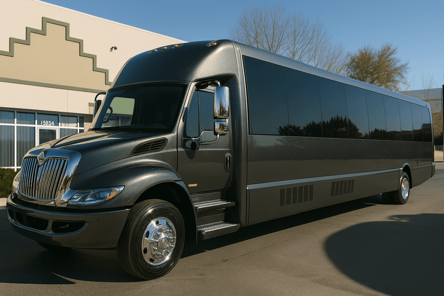 36 Passenger Party Bus exterior