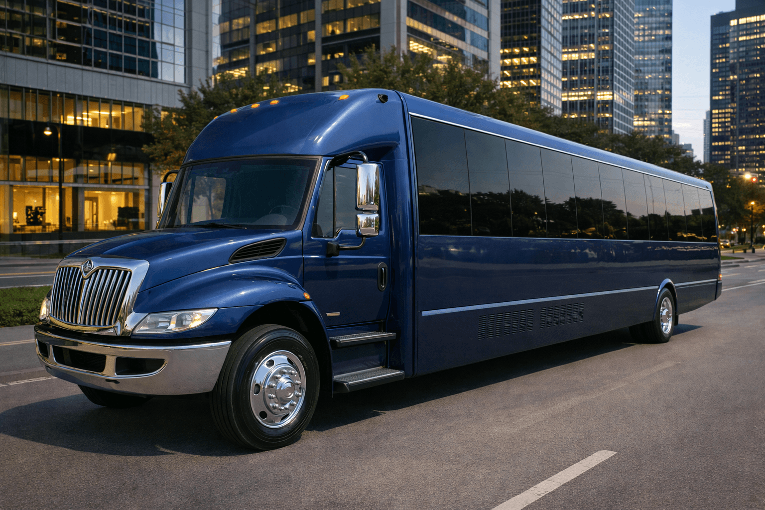 44 Passenger Party Bus exterior