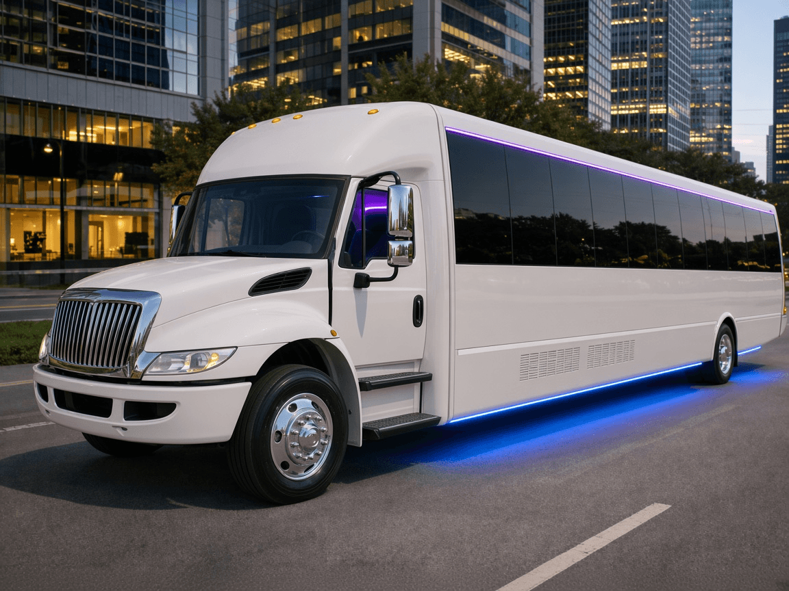 48 Passenger Party Bus exterior