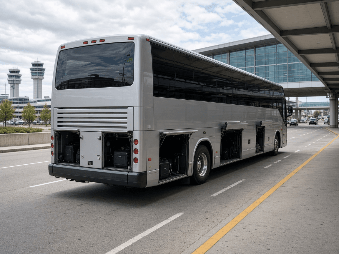 52 Passenger Coach Bus exterior