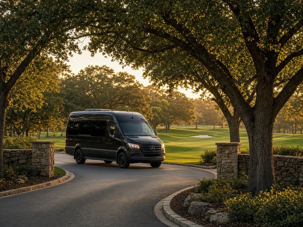 Charter vehicle in Colleyville, Texas