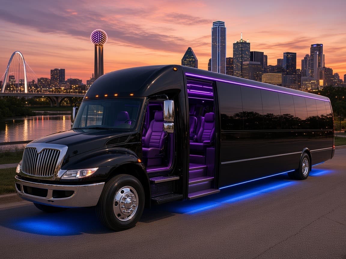 Charter vehicle in Dallas, Texas