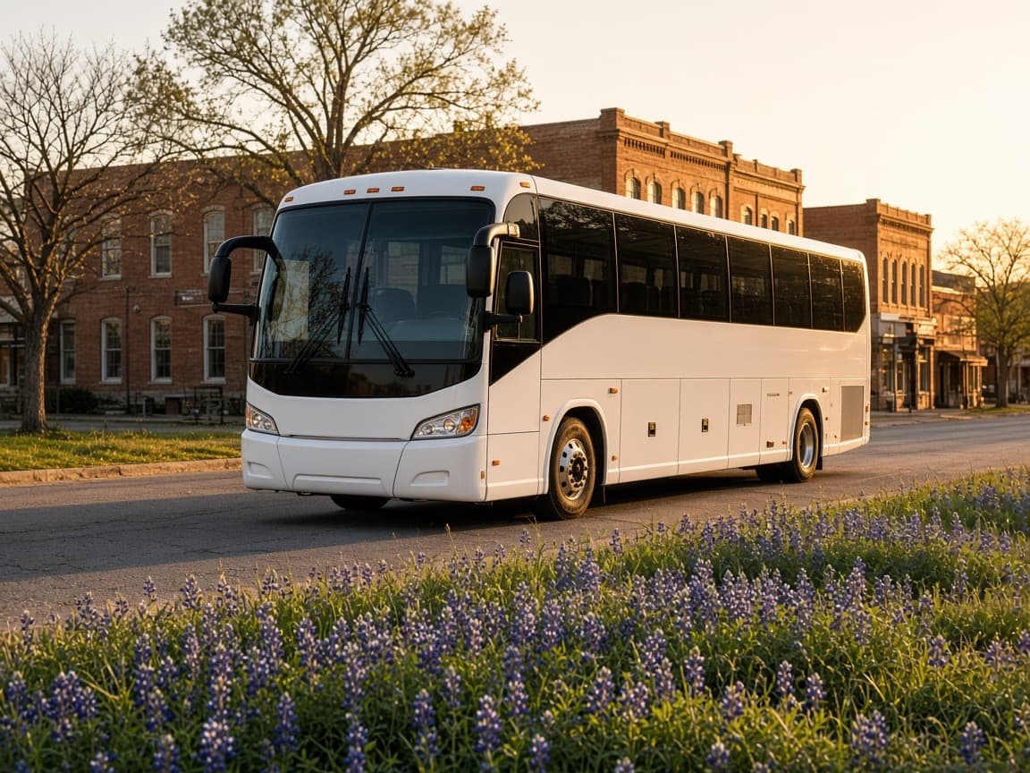 Charter vehicle in Ennis, Texas