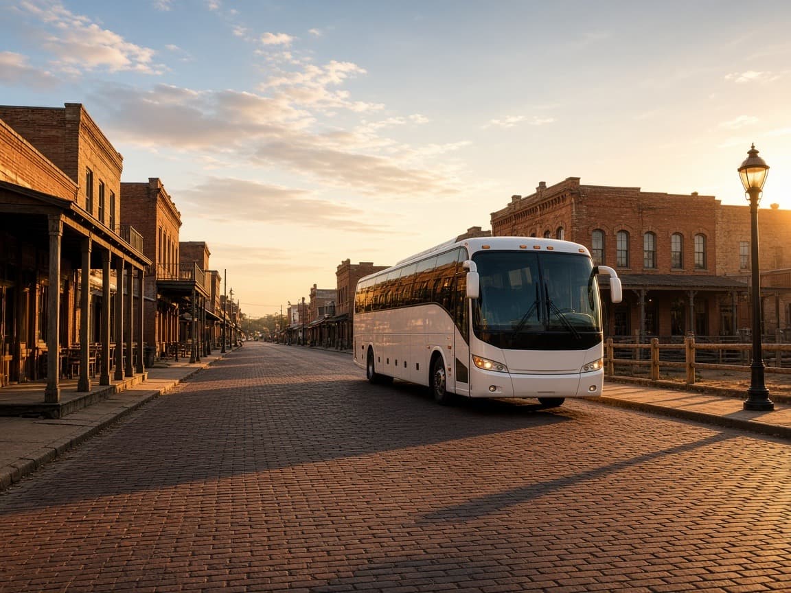 Charter vehicle in Fort Worth, Texas