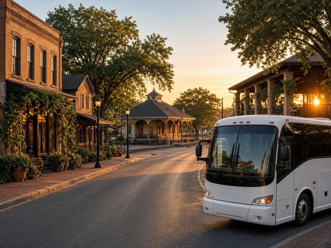 Charter vehicle in Grapevine, Texas
