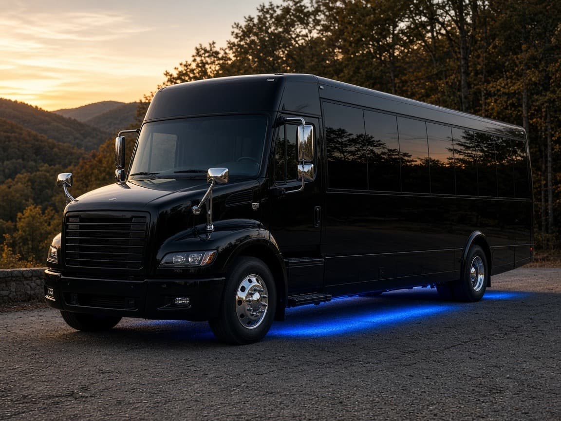Charter vehicle in Lancaster, Texas