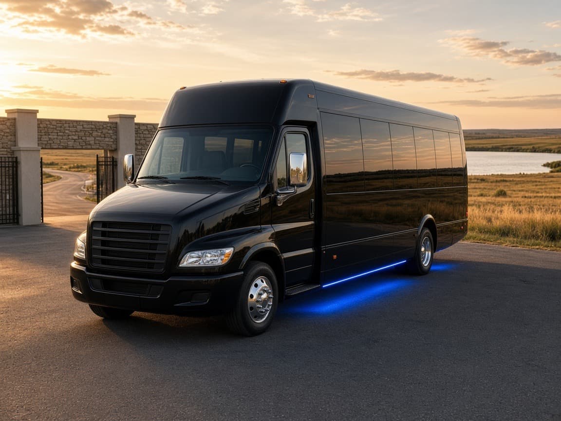 Dallas Party Ride vehicle at a Little Elm lakeside pickup