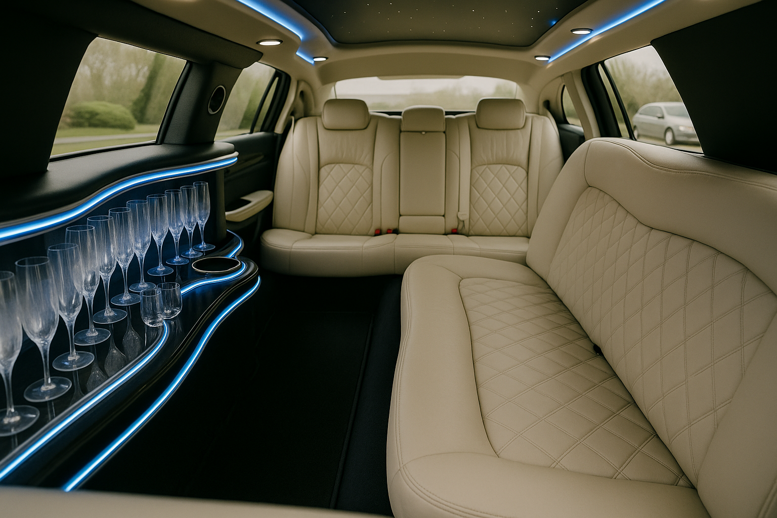 10 Passenger Lincoln Limo exterior