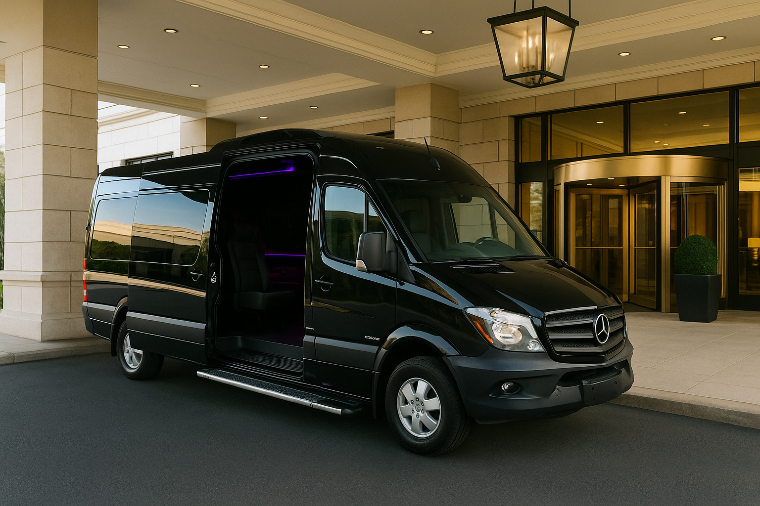 10 Passenger Limo Sprinter exterior