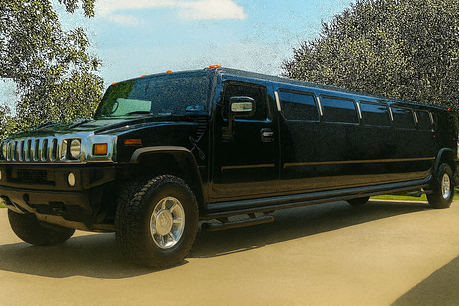 22 Passenger Limo exterior