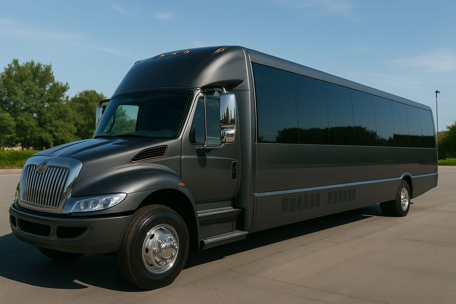 40 Passenger Party Bus exterior